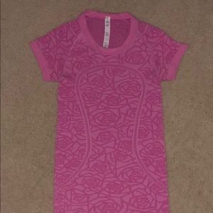 Lululemon Pink Swiftly Tech Short Sleeve Top
